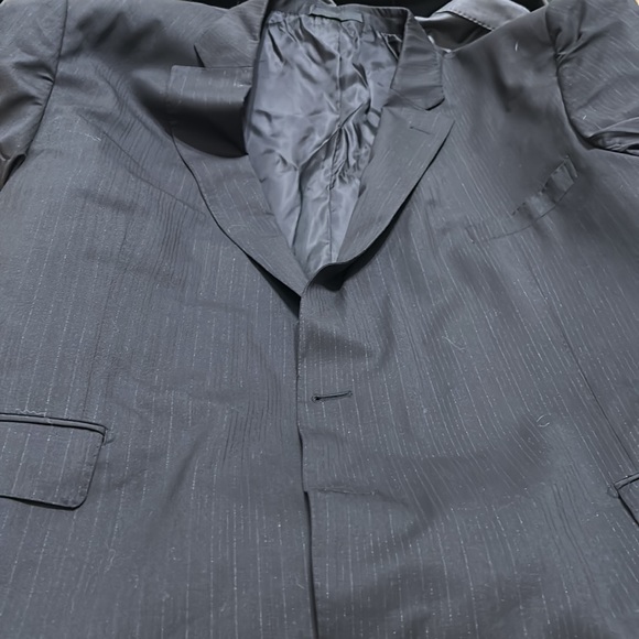 Italian Pinstripe Suit Jacket - Picture 5 of 6